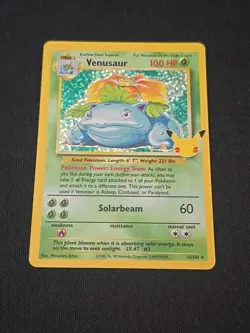 Venusaur 15/102 Celebrations: Classic Collection Holo Ultra Rare Pokemon TCG NM - Image 2