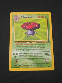 Vileplume 31/64 Jungle Regular Black Star Rare WOTC Vintage Pokemon TCG LP - Image 1