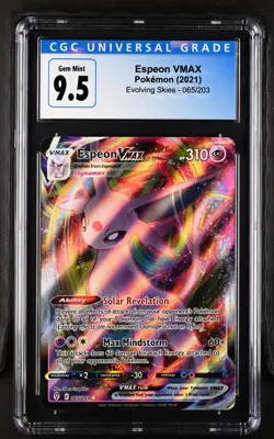 2021 Pokemon Espeon VMAX 065/203 Evolving Skies CGC GEM MINT 10 - Image 1