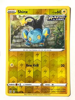 Shinx 046/163 Reverse Holo Common Battle Styles Pokemon Pack Fresh Near Mint NM - Image 1