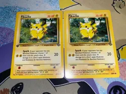 Pokemon TCG 1st Edition Pikachu 60/64 Jungle LP + Non First Ed - Image 3