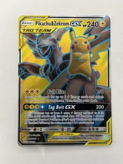 Pokemon Pikachu & Zekrom GX (Full Art) SM - Team Up - Image 1