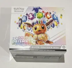 Pokemon TCG Scarlet Violet Prismatic Evolutions Elite Trainer Box ETB New Sealed - Image 1