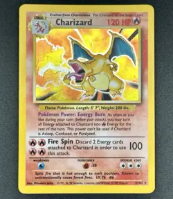 Charizard 4/102 Base Set 1999 Holo Rare Pokemon TCG - Image 1