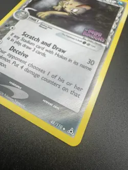 NM Persian 48/110 Delta Species Pokemon Holon Phantoms Reverse Holo - Image 3