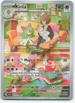 Kirlia 212/198 Illustration Rare Holo SV01: Scarlet & Violet Base Set NM Pokemon - Image 1