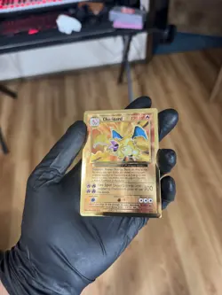 2021 Pokemon Celebrations Ultra Premium Coll CHARIZARD Gold Metal #4 - Image 3