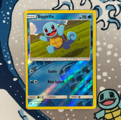 Squirtle 23/181 Reverse Holo Sun & Moon Team Up Set Pokemon Card 2019 NM - Image 1