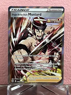 Pokemon TCG Single Strike Style Mustard Tg28/Tg30 Brilliant Stars Full Art - Image 1