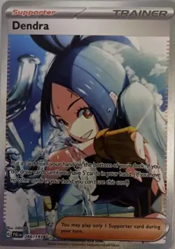 Pokemon Dendra TCG Scarlet & Violet Paldea Evolved Holo Card 266/193 - Image 1