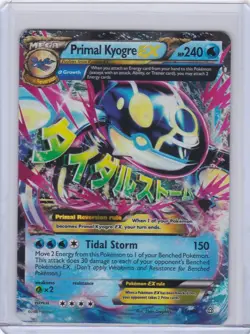 Primal Kyogre EX MEGA (55/160) - Primal Clash Holo Rare 2014 Pokemon Card - Image 1