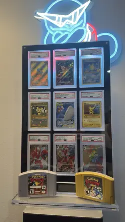 Massive Pokemon Collection PSA Graded Vintage Binders Displays Collectibles Lot - Image 1