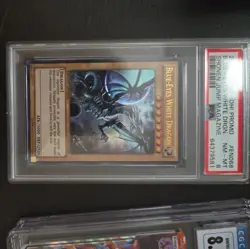 2014 YU-GI-OH! PROMO SHONEN JUMP MAGAZINE #EN068 BLUE-EYES WHITE DRAGON PSA 8 - Image 1