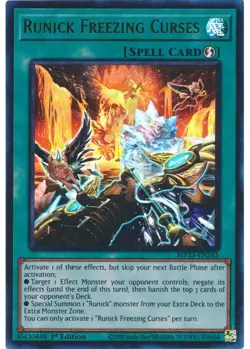 Yugioh - Runick Freezing Curses (Ultra Rare) (1st Edition) - MP23-EN245 P - Image 1