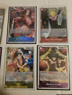 One Piece Card 8 Card Lot Boa Hancock Sr, Tashigi Sr + More Nm Condition - Image 1