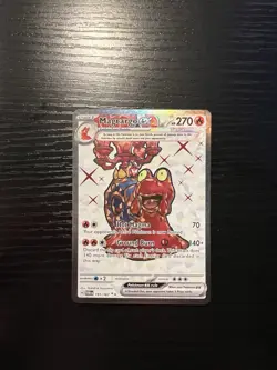 Pokemon Magcargo EX Ultra Rare Card #191/167 Sv06: Twilight Masquerade - Image 3