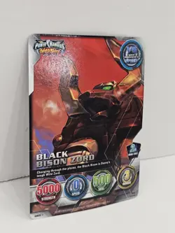 Power Ranger Wild Force CCG Black Bison Zord Collectible Card Game Pre-owned - Image 2