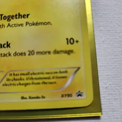 Pokemon XY Black Star Promo XY95 Pikachu ( Sylveon + Chespin ) Holo NM Card - Image 5