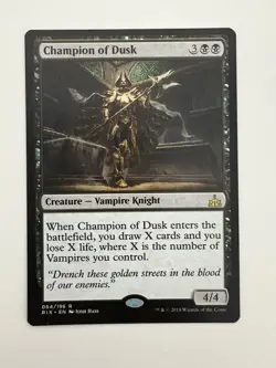 Champion of Dusk MTG Magic the Gathering Card NM Near Mint RIX - Image 1