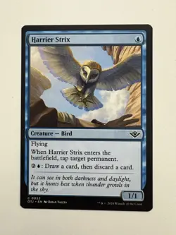 Harrier Strix MTG Magic the Gathering Card NM Near Mint OTJ - Image 1