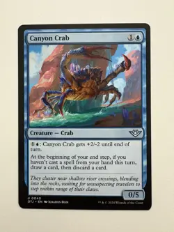 Canyon Crab MTG Magic the Gathering Card NM Near Mint OTJ - Image 1