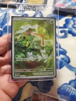Near mint Caterpie 172/165 Sv: Scarlet & Violet 151 Holo pokemon card - Image 2