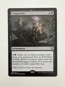 Corpseweft MTG Magic the Gathering Card NM Near Mint DTK - Image 1