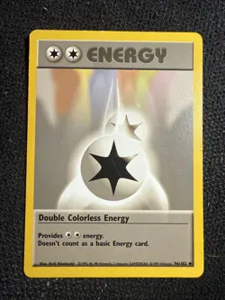 Pokemon TCG Double Colorless Energy Base Set Regular Card 096/102 - Image 1