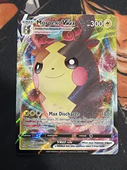 Morpeko Vmax 038/072 Shining Fates- NM Ultra Rare Full Art Pokemon Card - Image 1