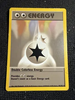 Pokemon TCG Double Colorless Energy Base Set Regular Card 096/102 - Image 1