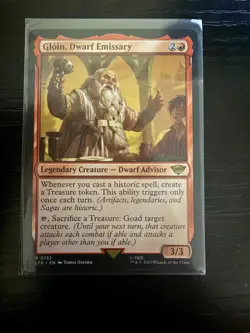 Gloin, Dwarf Emissary The Lord of the Rings Non-Foil Regular MTG NM - Image 1