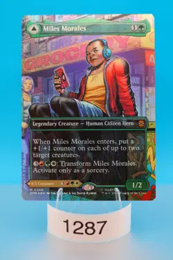 MTG Miles Morales (Borderless) Marvel's Spider-Man Foil #200 - Image 1