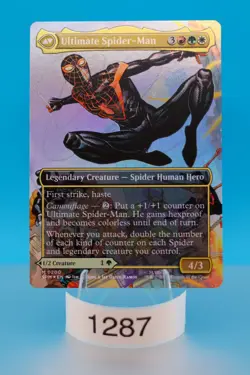 MTG Miles Morales (Borderless) Marvel's Spider-Man Foil #200 - Image 2
