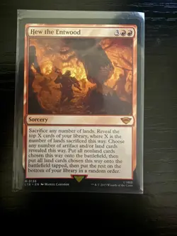 MTG Magic Hew the Entwood The Lord of the Rings LTR NM - Image 1