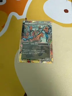 MTG Web-Warriors Spiderman Uncommon Borderless Non Foil 0203 - Image 1