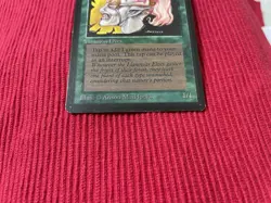 MTG Magic The Gathering Beta Llanowar Elves LP - Image 4