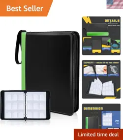 9 Pocket Waterproof Trading Card Binder - 720 Pocket Album for TCG, MTG, Yugioh - Image 1