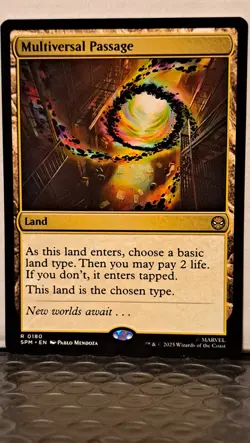 MTG Spider-Man - Multiversal Passage #180 (Rare Land) - Image 3