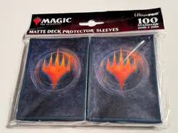 Magic: The Gathering M21 - Ultra PRO Matte Deck Protector Sleeves (100) MTG Logo - Image 1