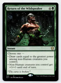 Return of the Wildspeaker [205] C21 Rare Non-Foil [MTG Card English] - Image 1