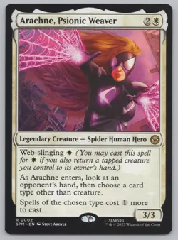 MTG - Arachne, Psionic Weaver - Marvel's Spider-Man (SPM) -r549 - Image 1