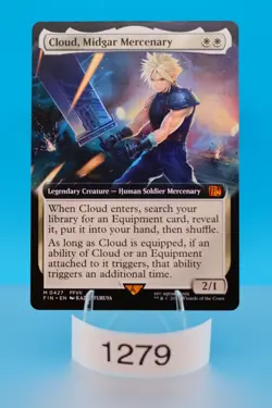 MTG Cloud, Midgar Mercenary (Extended Art) Final Fantasy Regular #427 - Image 1