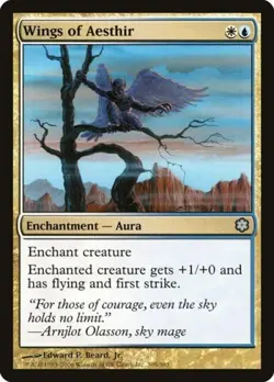 Wings of Aesthir - Medium Play MTG Coldsnap Theme Deck Reprints - Image 1