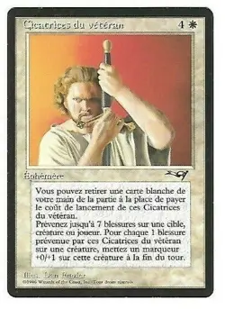 mtg magic Scars of the Veteran alliances FRENCH vf fr Cicatrices du veteran - Image 1