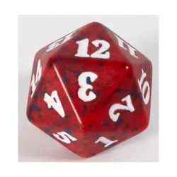 WOTC MTG Spindown d20 Life Counters Explorers of Ixalan - Red & Blue w/Whi NM - Image 1