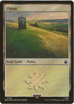 Plains Basic 0196 Land MTG Universes Beyond: Doctor Who NM/M BBC TV - Image 1