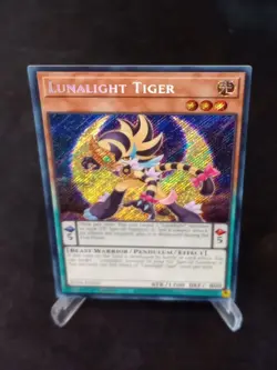 YuGiOh! Lunalight Tiger RA04-EN020 Secret Rare - Near Mint/Mint - Image 1