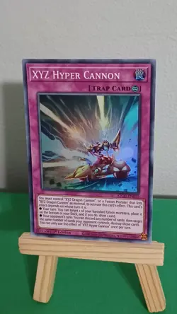 Yugioh XYZ Hyper Cannon KICO-EN010 Super Rare King's Court - Image 1