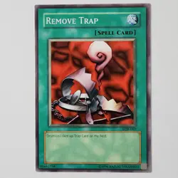 Remove Trap - LOB-060 - LP - Common - Unlimited - Yugioh - Image 1