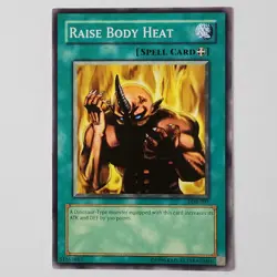 Raise Body Heat - LOB-097 - NM/VLP - Common - Unlimited - Yugioh - Image 1